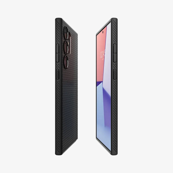 Чехол-накладка Spigen Liquid Air Case for Samsung Galaxy S24 Ultra , Black (ACS07287)