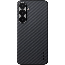 Чехол - накладка Pitaka Ultra-Slim Case Classic Twill 600D for Samsung Galaxy S25 Plus, Black/Grey (KS2501S)