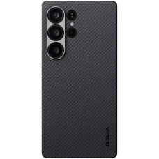 Чехол - накладка Pitaka Ultra-Slim Case Classic Twill 600D for Samsung Galaxy S25 Ultra, Black/Grey (KS2501U)