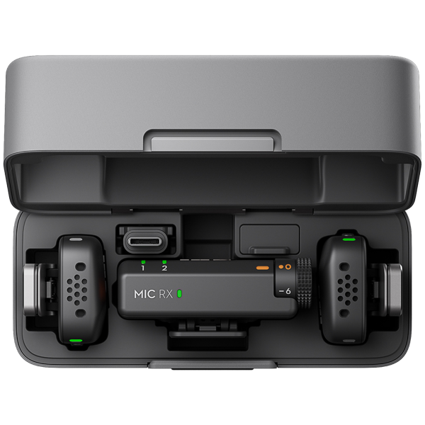 Микрофонная радиосистема для фотокамеры, для смартфона DJI Mic Mini 2TX + 1RX + Charging Case (CP.RN.00000433.01)