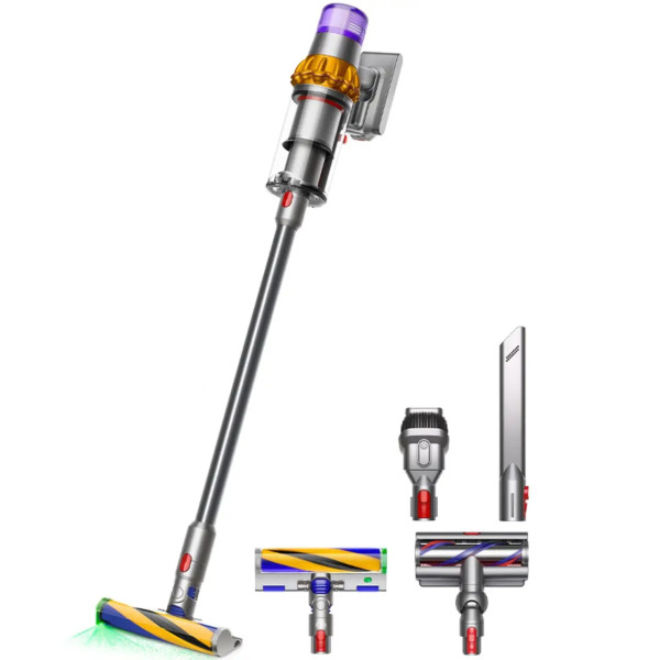 Вертикальный + ручной пылесос (2в1) Dyson V15 Detect Absolute 2023 Yellow/Nickel (446986-01)