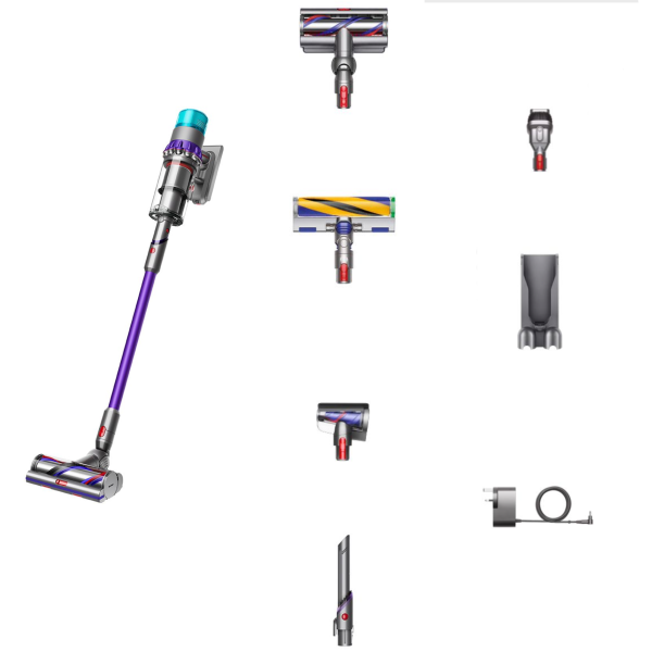 Вертикальный + ручной пылесос (2в1) Dyson Gen5detect Absolute Nickel/Purple (446989-01)