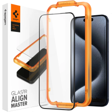 Защитное стекло Spigen Screen Protector AlignMaster GLAS.tR for iPhone 15 Pro (AGL06895)