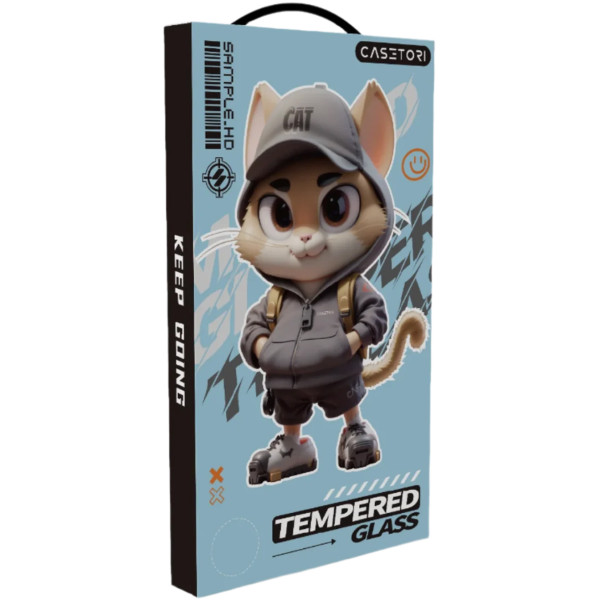 Защитное стекло для смартфона Casetori Sample HD Anti Dust Glass with Applicator for iPhone 16 Pro Max, Black