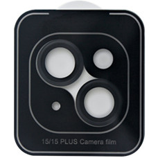 Защитное стекло для камеры ZK Max Hawk-Eye Camera Glass for iPhone 15/15 Plus, Black