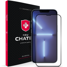 Защитное стекло NEU Chatel Corning Gorilla Glass for iPhone 13 Pro Max Front, Black