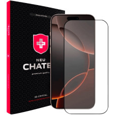 Защитное стекло NEU Chatel Corning Gorilla Glass with Mesh for iPhone 16 Pro Max Front, Black