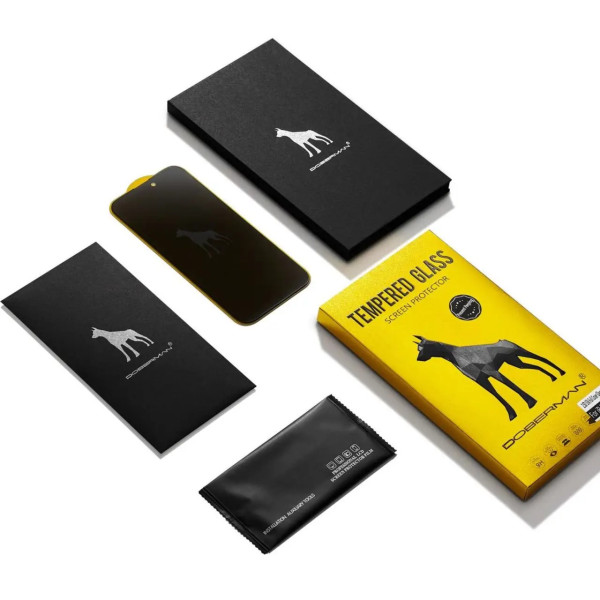 Защитное стекло Doberman Premium Anti Peel Screen Protector 5D for iPhone 15 Pro