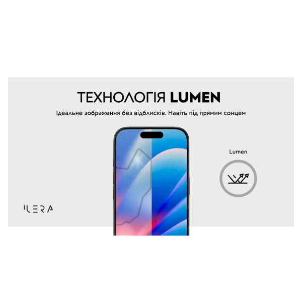 Защитное стекло для телефона iLera Sapphire Ultra Glass 2.0 for iPhone 17 Pro Max