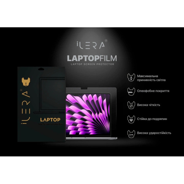 Защитная пленка для ноутбука iLera Screen Protector for MacBook Air 15