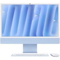 Стационарный компьютер - моноблок Apple iMac 24" M4 16/256GB/8CPU/8GPU Blue (MWUF3) 2024
