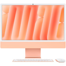 Стационарный компьютер - моноблок Apple iMac 24" M4 16/512GB/10CPU/10GPU Orange (MWV93) 2024