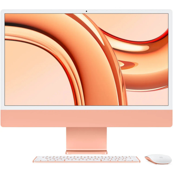 Стационарный компьютер - моноблок Apple iMac 24" M3 8/256GB/8CPU/10GPU Orange (Z19R00015) 2023