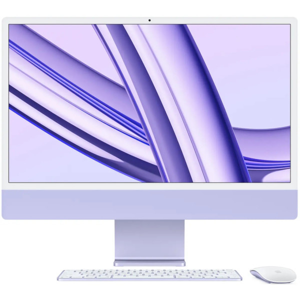 Стационарный компьютер - моноблок Apple iMac 24" M3 16/1TB/8CPU/10GPU Purple (Z19Q0001L, Z19P0001U) 2023
