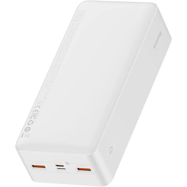 Внешний аккумулятор (павербанк) Baseus Bipow Digital Display 30000mAh 20W White (PPDML-N02, PPBD050402)