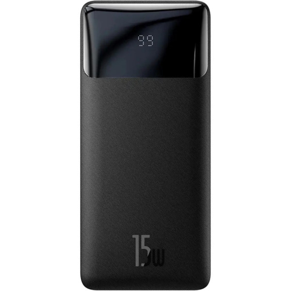 Внешний аккумулятор (павербанк) Baseus Bipow Digital Display 15W 20000mAh Black (PPDML-J01)