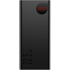 Внешний аккумулятор (павербанк) Baseus Adaman Metal Digital Display 20000mAh 22.5W 2021 Editon Black (PPAD000101, PPADM20S)