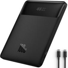 Внешний аккумулятор (павербанк) Baseus Blade Digital Display 20000 mAh PD 100W Black (PPDGL-01, PPBLD100-S, PPBL000201)