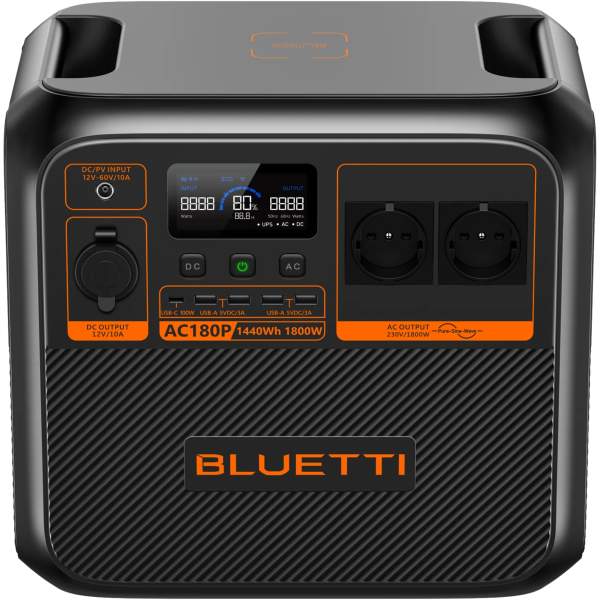 Зарядна станція BLUETTI AC180P 1440Wh 1800W