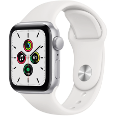 Б/У Смарт-часы Apple Watch SE GPS 40mm Silver Aluminum Case w. White Sport B. (MYDM2)