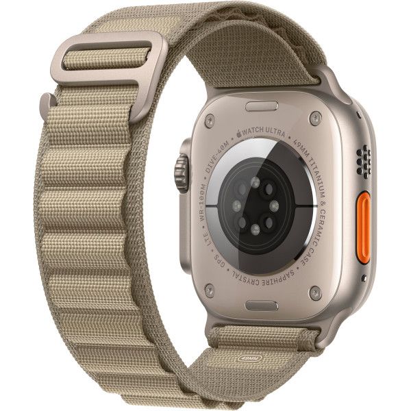 Смарт-часы Apple Watch Ultra 2 GPS + Cellular 49mm Titanium Case with Olive Alpine Loop - Small (MREX3, MRFH3)