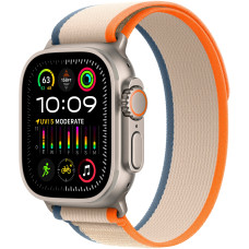 Смарт-часы Apple Watch Ultra 2 GPS + Cellular 49mm Titanium Case with Orange/Beige Trail Loop - M/L (MRF23)
