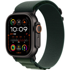 Смарт-часы Apple Watch Ultra 2 GPS + Cellular 49mm Black Titanium Case with Dark Green Alpine Loop - L (MX4T3)
