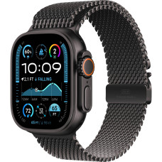 Смарт-часы Apple Watch Ultra 2 GPS + Cellular 49mm Black Titanium Case with Black Titanium Milanese Loop - M/L (MX5U3)