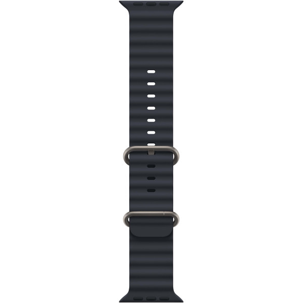 Б/У Смарт-годинник Apple Watch Ultra GPS + Cellular 49mm Titanium Case with Midnight Ocean Band (MQET3/MQFK3)