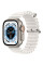 Б/У Смарт-годинник Apple Watch Ultra GPS + Cellular 49mm Titanium Case with White Ocean Band (MNH83/MNHF3)