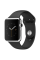 Б/У Смарт-часы Apple Watch 42mm Stainless Steel with Black Sport Band (MJ3U2)