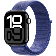 Смарт-часы Apple Watch Series 10 GPS 46mm Jet Black Alu. Case w. Ultramarine Sport Loop