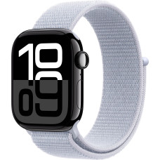 Смарт-часы Apple Watch Series 10 GPS 46mm Jet Black Alu. Case w. Blue Cloud Sport Loop