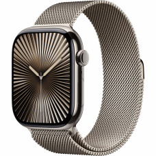 Смарт-часы Apple Watch Series 10 GPS + Cellular 42mm Natural Titanium Case w. Natural Milanese Loop (MWXF3)