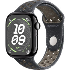 Смарт-часы Apple Watch Series 10 GPS 46mm Jet Black Alu. Case w. Midnight Sky Nike Sport Band - M/L