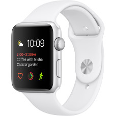 Б/У Смарт-часы Apple Watch Series 2 42mm Silver Aluminum Case with White Sport Band (MNPJ2)