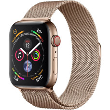 Б/У Смарт-часы Apple Watch Series 4 GPS + LTE 40mm Gold Steel w. Gold Milanese l. Gold Steel (MTUT2; MTVQ2)