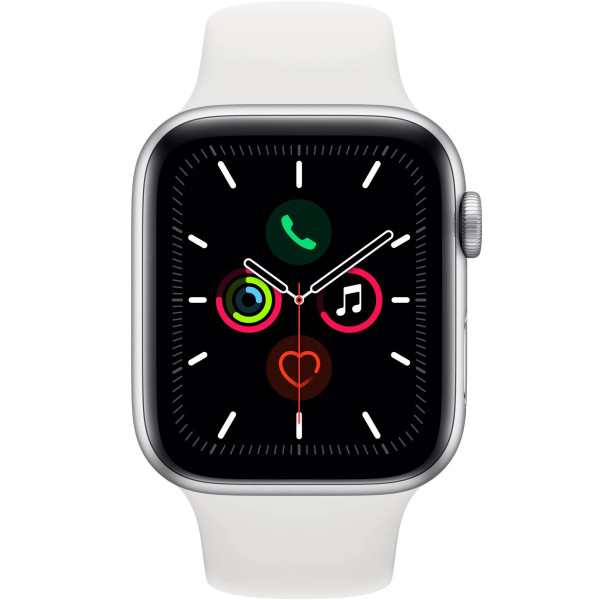 Б/У Смарт-часы Apple Watch Series 5 GPS 40mm Silver Aluminum w. White b.- Silver Aluminum (MWV62)