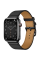 Смарт-часы Apple Watch Hermes Series 7 LTE 41mm Space Black S. Steel Case w. Noir Single Tour (MKHP3)