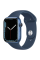 Смарт-часы Apple Watch Series 7 GPS 41mm Blue Aluminum Case w. Abyss Blue Sport Band (MKN13) (Open-Box)