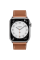 Смарт-часы Apple Watch Hermes Series 7 LTE 41mm Silver S. Steel Case w. Gold Single Tour (MKHN3)