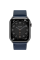 Смарт-часы Apple Watch Hermes Series 7 LTE 45mm Space Black Stainless Steel Case w. Navy Swift Single Tour (MKMW3)