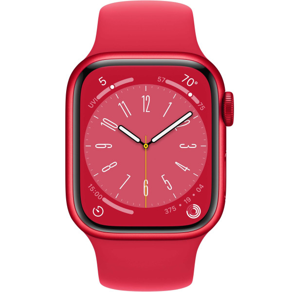 Смарт-часы Apple Watch Series 8 GPS 41mm PRODUCT RED Aluminum Case w. PRODUCT RED S. Band - M/L (MNUH3)