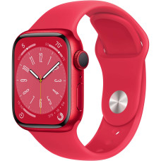 Смарт-часы Apple Watch Series 8 GPS 41mm PRODUCT RED Aluminum Case w. PRODUCT RED S. Band - M/L (MNUH3)