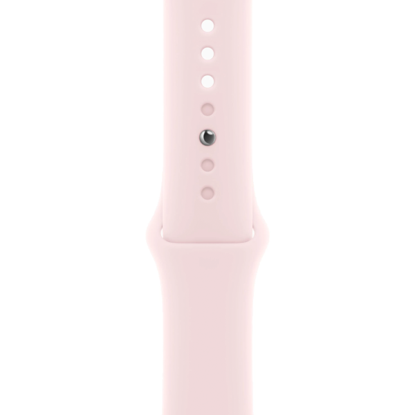 Смарт-часы Apple Watch Series 9 GPS 41mm Pink Aluminum Case w. Light Pink Sport Band - M/L (MR943)
