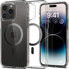 Прозорий чохол накладка Spigen Ultra Hybrid Mag MagSafe Case for iPhone 14 Pro Max, Carbon Fiber (ACS04827)