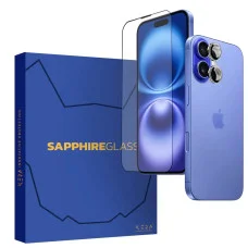 Захисне скло для смартфона iLera Sapphire Ultra + Glass для Apple iPhone 16 Pro (iLSPDL+16PR)